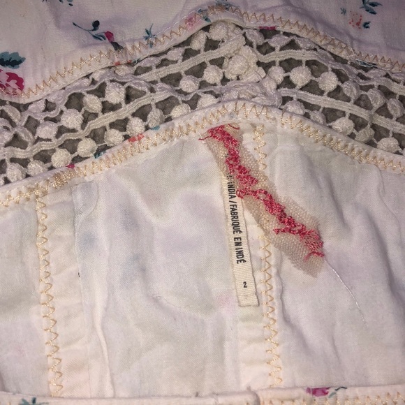 Free People Poplin in the Wind Floral Corset - Picture 5 of 9